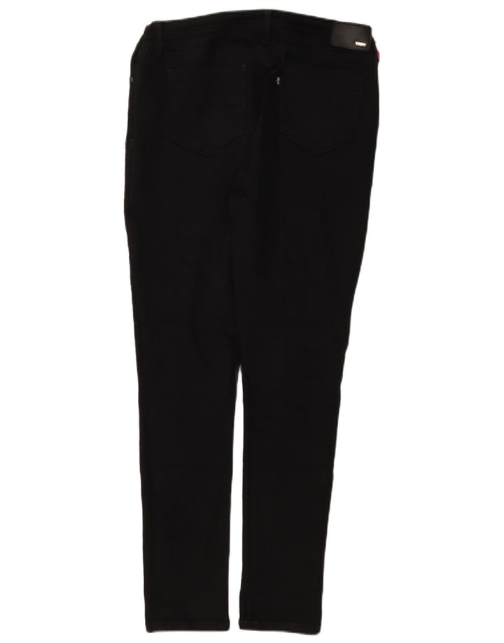 Женские джинсы скинни Levi's 711 W32 L30, черный хлопок