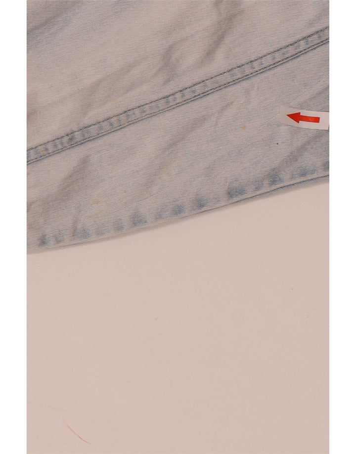 Мужская джинсовая рубашка Levi's, маленькая синяя, хлопок