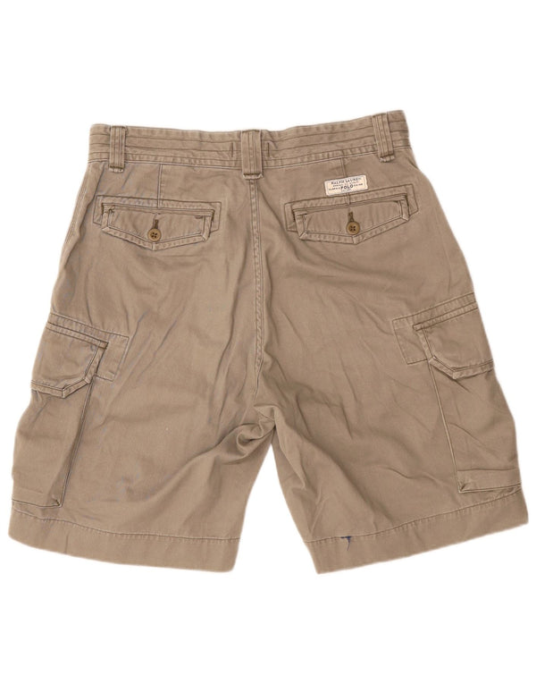 Мужские шорты карго Polo Ralph Lauren W32 среднего серого цвета