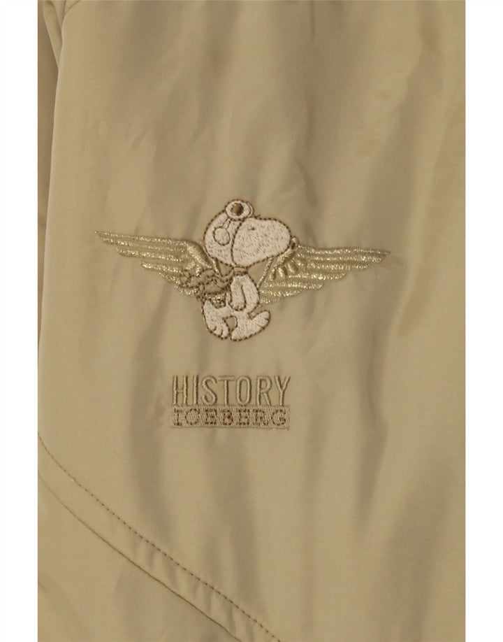 ICEBERG Womens Oversized Double Breasted Coat EU 46 XL Beige Polyamide Vintage Iceberg and Second-Hand Iceberg from Messina Hembry 