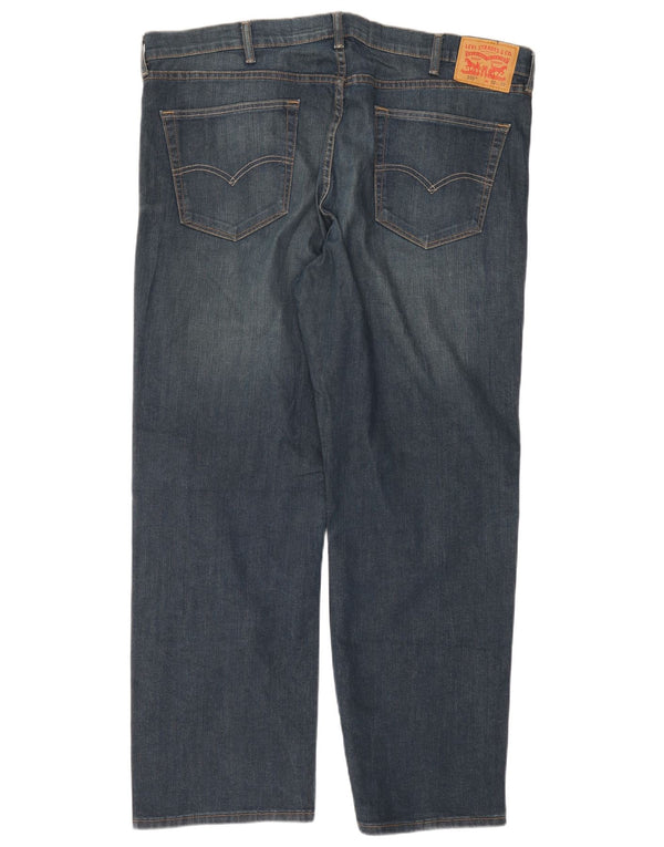 Мужские прямые джинсы свободного кроя Levi's 559 W42 L30 темно-синие, хлопок