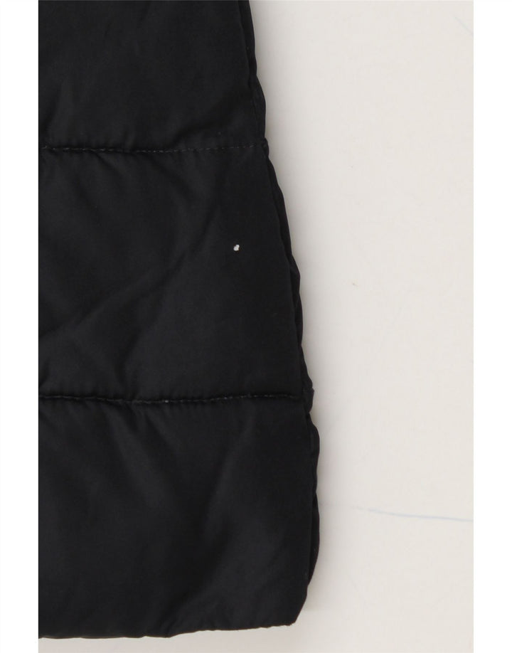 SISLEY Womens Padded Coat UK 12 Medium Navy Blue