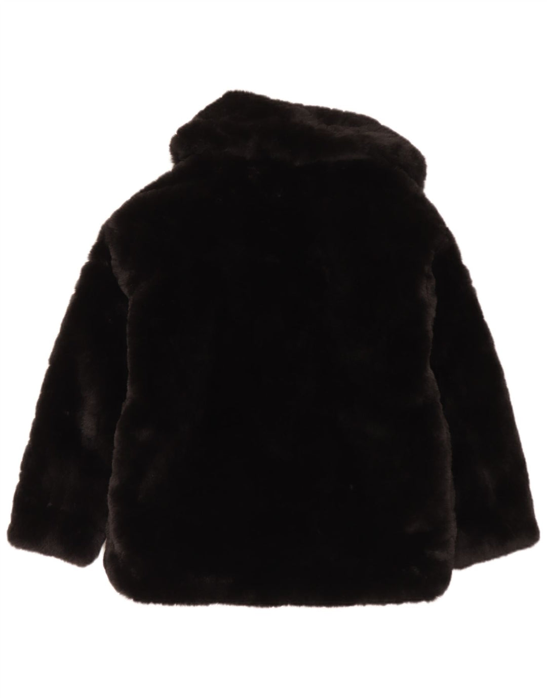 Женская куртка из искусственного меха Zara UK 6 XS, черный полиэстер