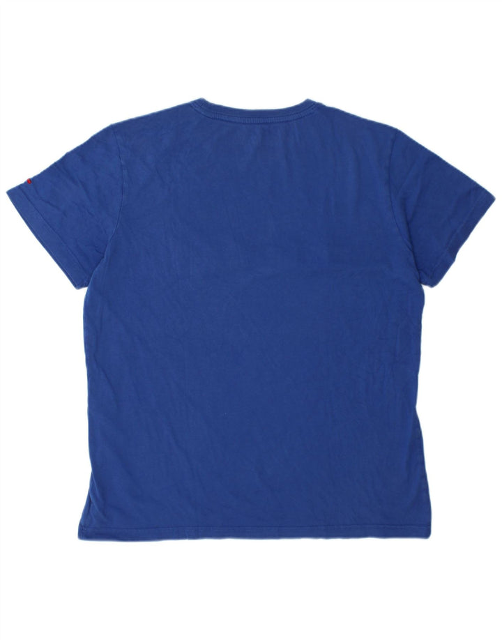 Мужская футболка с рисунком Napapijri Top XL, синяя