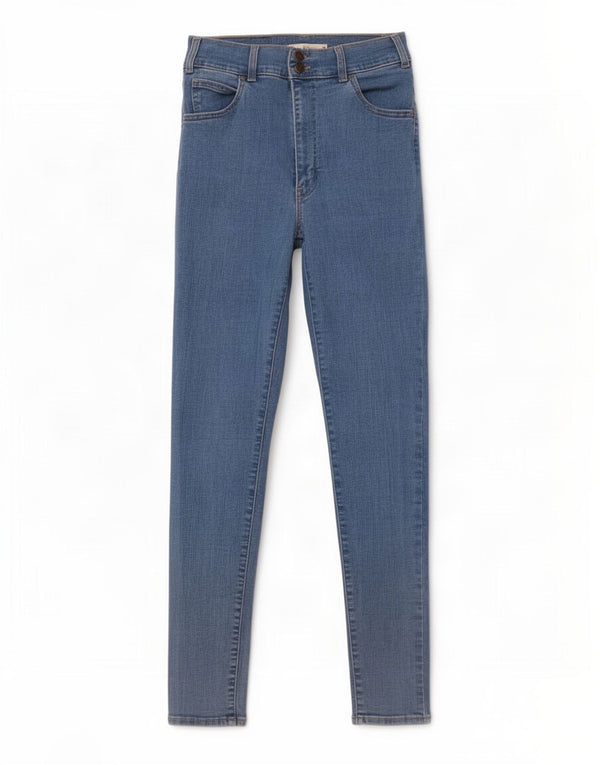 Женские джинсы суперскинни Levi's Mile High W30 L29, синий хлопок