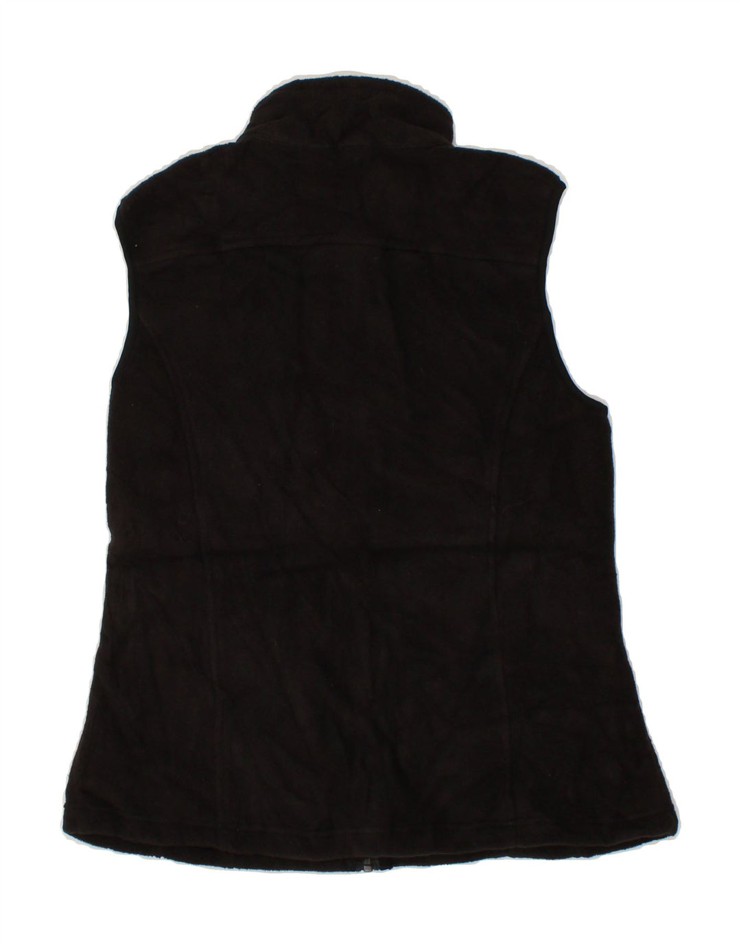 EDDIE BAUER Womens Fleece Gilet UK 12 Medium Black Polyester Vintage Eddie Bauer and Second-Hand Eddie Bauer from Messina Hembry 