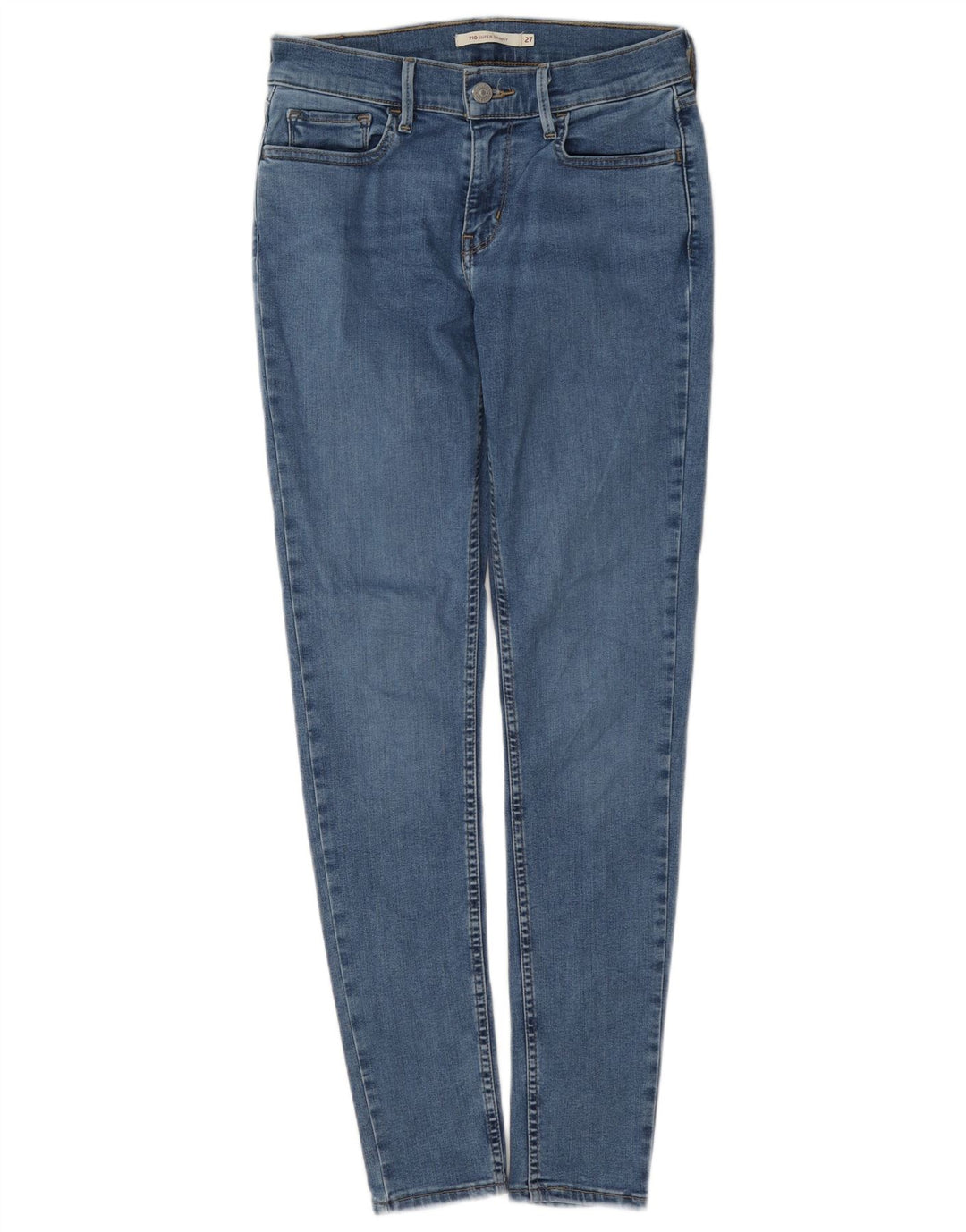 Женские джинсы Levi's 710 Super Skinny W27 L29 синие