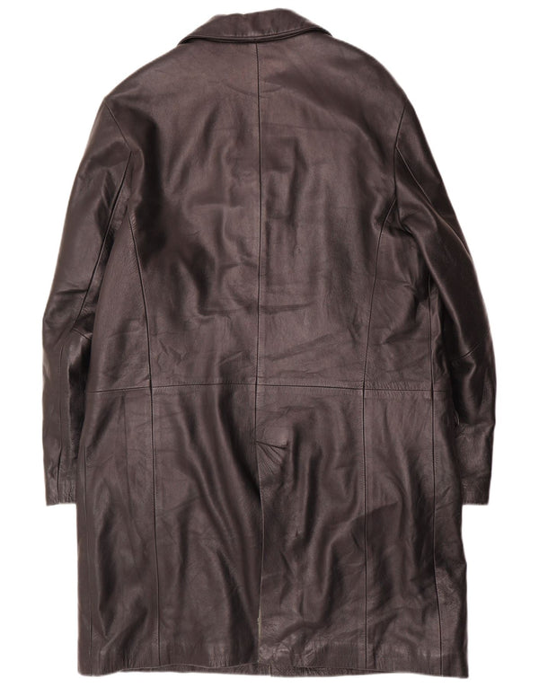 Berkana Mens Leather Coat IT 52 XL Black