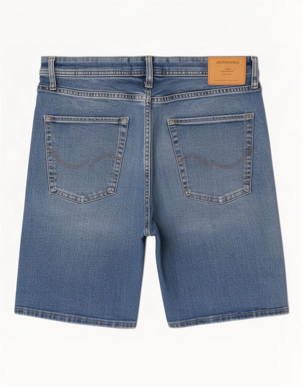 Мужские джинсовые шорты свободного кроя Jack & Jones Chris, большие размеры W36, синие, хлопок