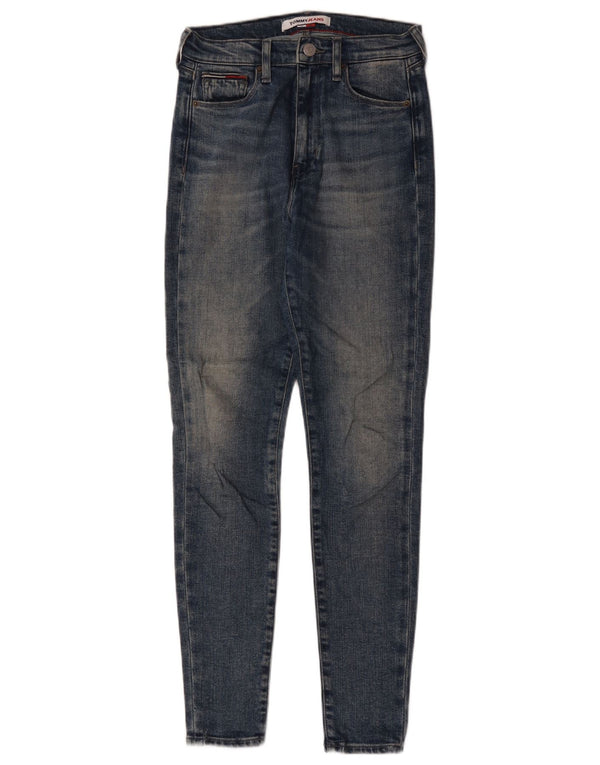 Женские джинсы скинни Tommy Hilfiger W27 L30, синий хлопок