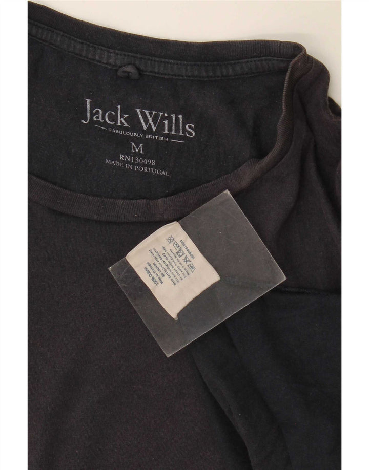 Мужская футболка Jack Wills Top среднего размера, темно-синяя, хлопок