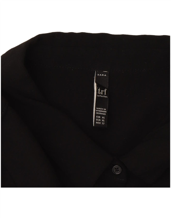 Женское платье прямого кроя Zara UK 18 XL, черное