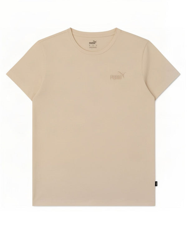 Женская футболка Puma Top UK 12, средний бежевый хлопок