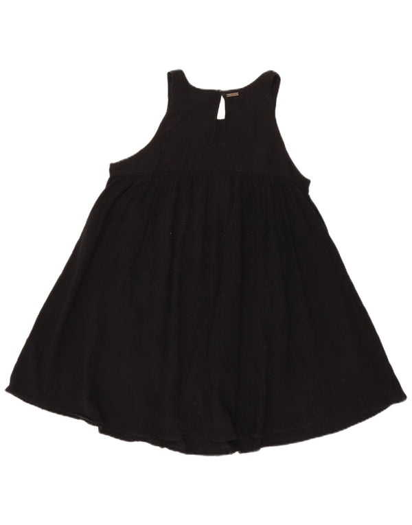 Женское платье А-силуэта без рукавов Billabong UK 12, средний черный хлопок, черный