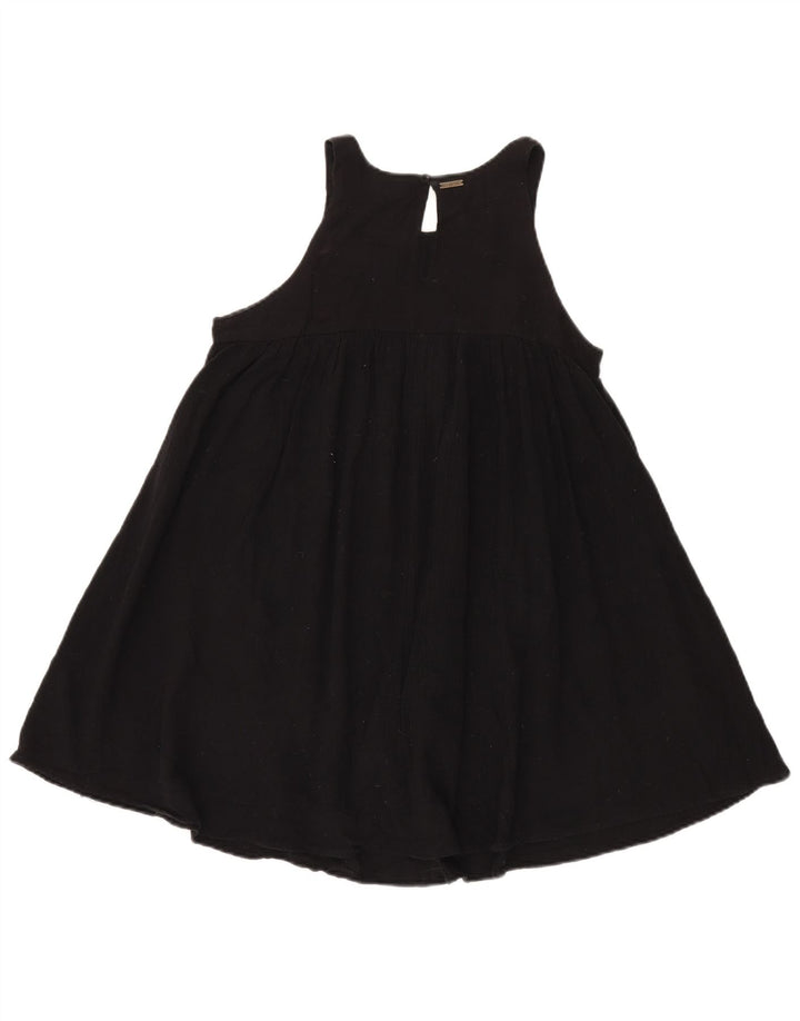 Женское платье А-силуэта без рукавов Billabong UK 12, средний черный хлопок, черный