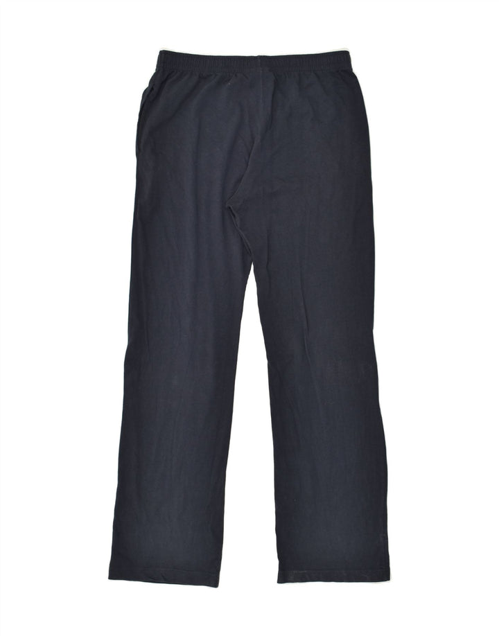CHAMPION Womens Tracksuit Trousers UK 20 2XL Navy Blue Cotton | Vintage Champion | Thrift | Second-Hand Champion | Used Clothing | Messina Hembry 
