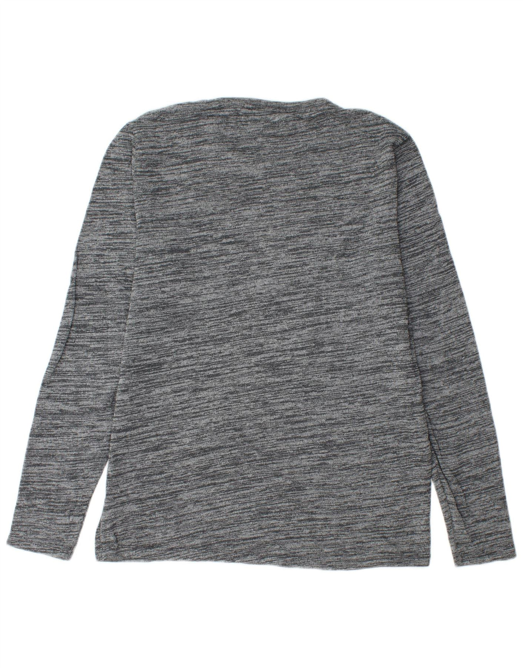 Мужской джемпер с круглым вырезом Tommy Hilfiger XL, серый хлопок с крапинками