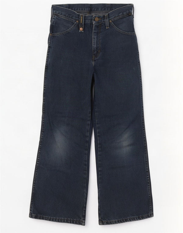 Женские широкие джинсы Wrangler W28 L28 темно-синие, хлопок