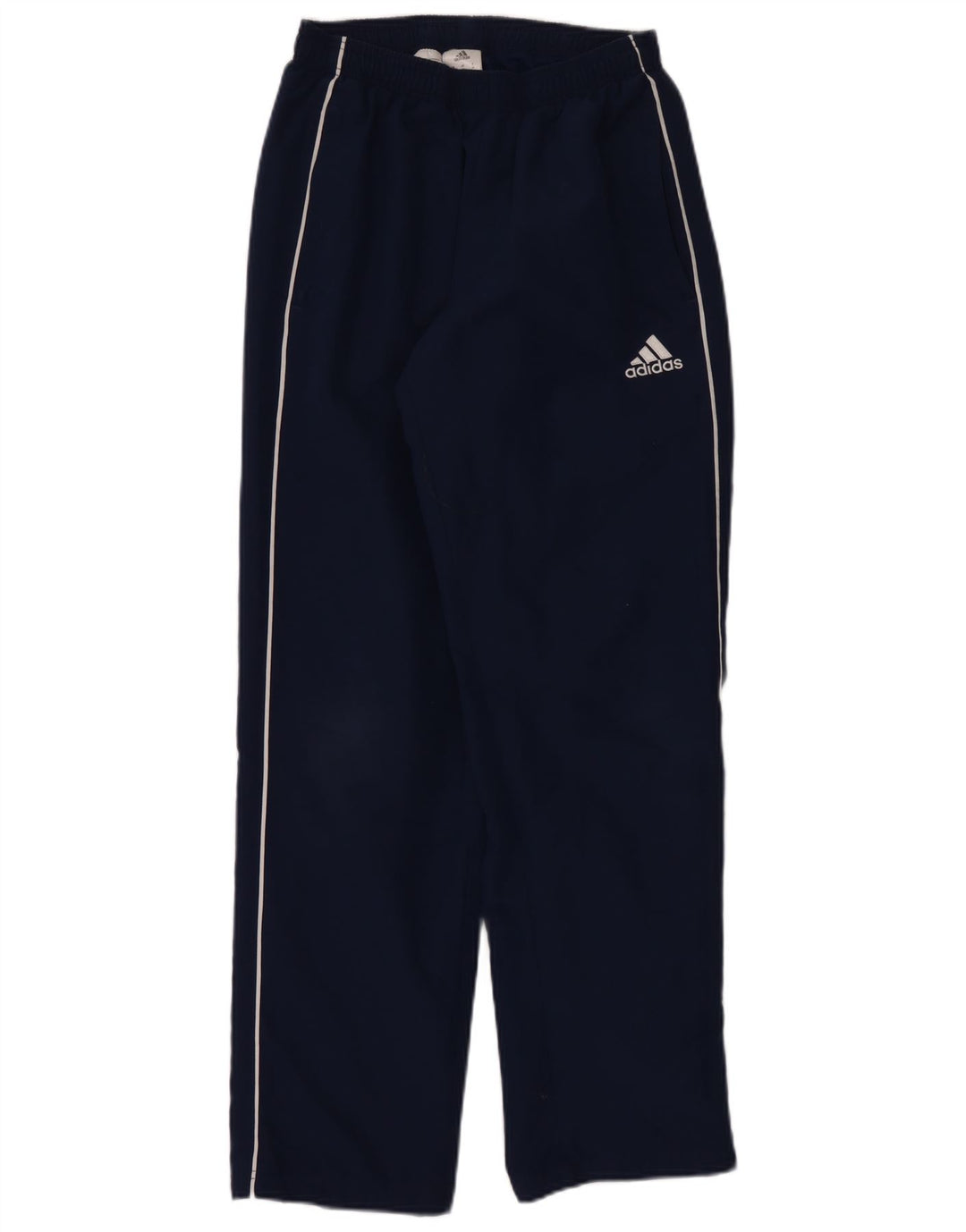Мужские спортивные брюки Adidas среднего размера, темно-синие, полиэстер