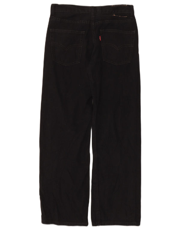 Прямые джинсы свободного кроя Levi's Girls 550 13–14 лет W27 L27, черные