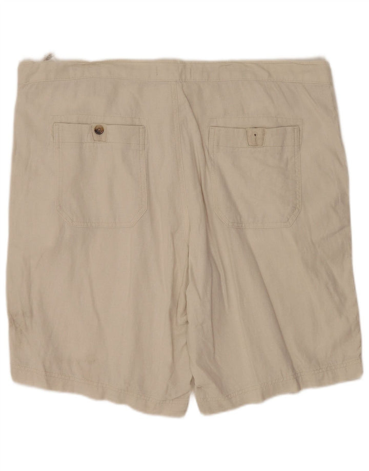 Мужские шорты чинос Marks & Spencer W42 2XL Бежевый лен