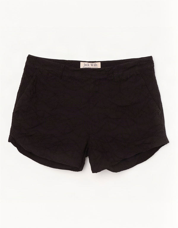 Женские шорты чинос Jack Wills UK 12 Medium W30 Черные хлопковые