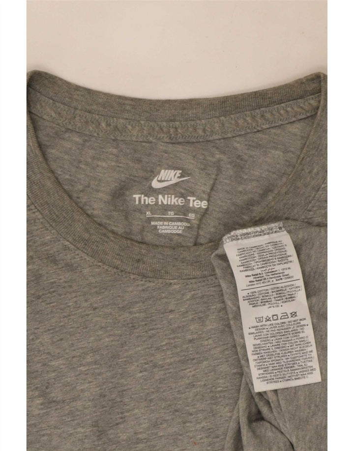 Мужская футболка Nike Top XL, серый хлопок