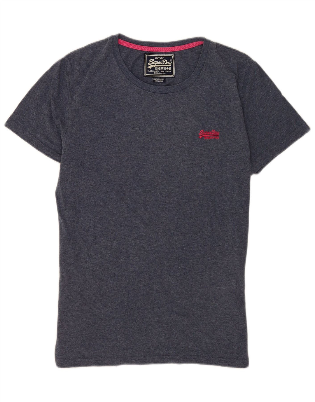 Мужская футболка Superdry, большой синий хлопок