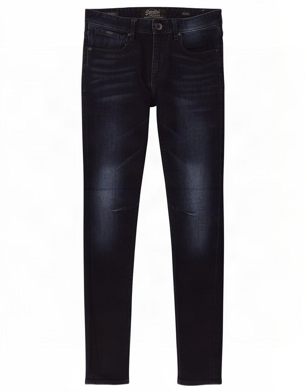 Женские узкие джинсы Superdry Rider W28 L32, темно-синий, хлопок