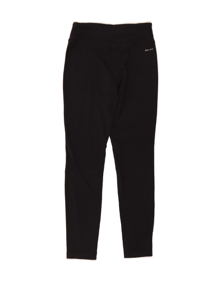 NIKE Womens Leggings UK 10 Small  Black Vintage Nike and Second-Hand Nike from Messina Hembry 