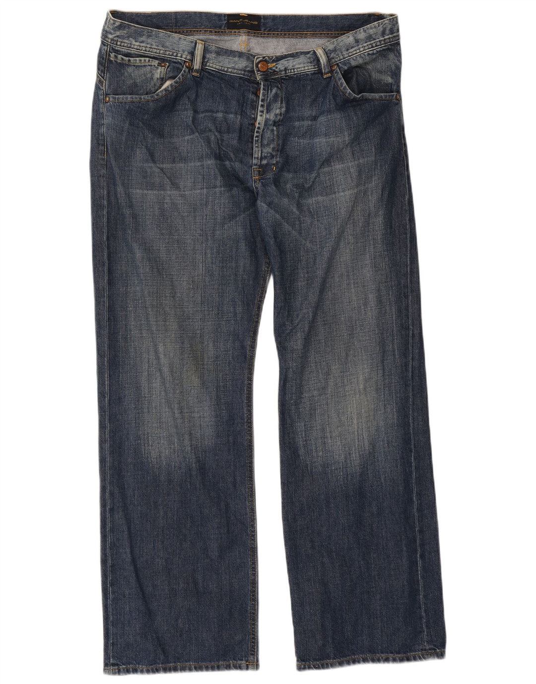 Мужские прямые джинсы Gant W38 L32, синий хлопок