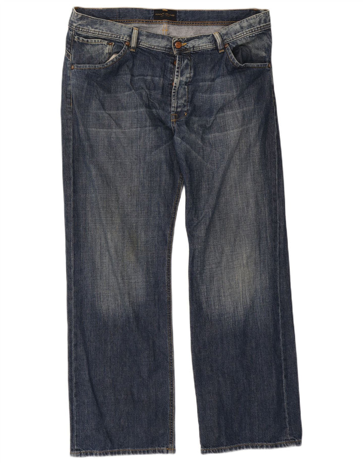 Мужские прямые джинсы Gant W38 L32, синий хлопок