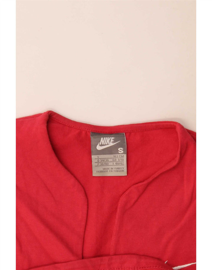 Женская футболка Nike Top UK 8/10, маленькая красная
