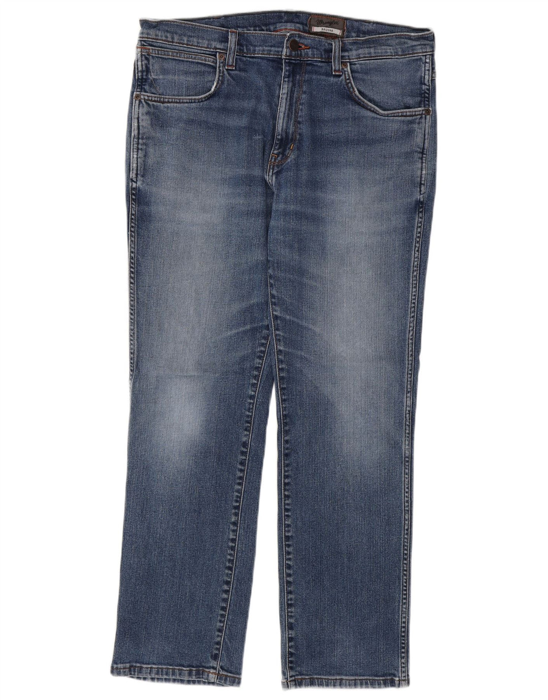 Мужские прямые джинсы WRANGLER Arizona Stretch W36 L30, синий хлопок