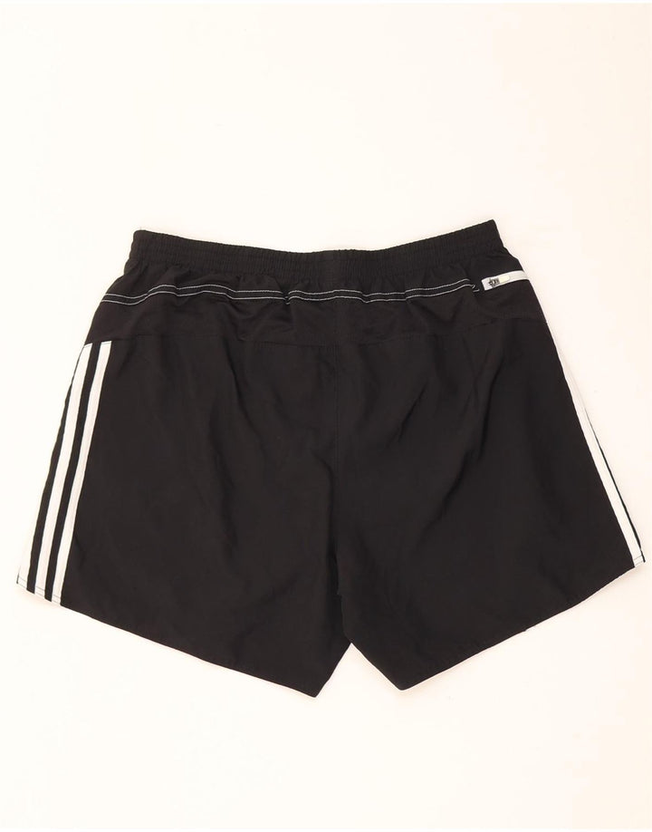 Мужские спортивные шорты Adidas Climalite, большие черные из полиэстера