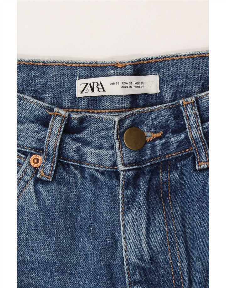 Мужские прямые джинсы-карго Zara EU 38 Small W30 L33 Темно-синие