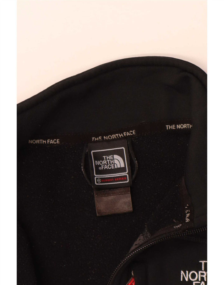 Мужской свитшот с воротником на молнии The North Face, маленький черный полиэстер