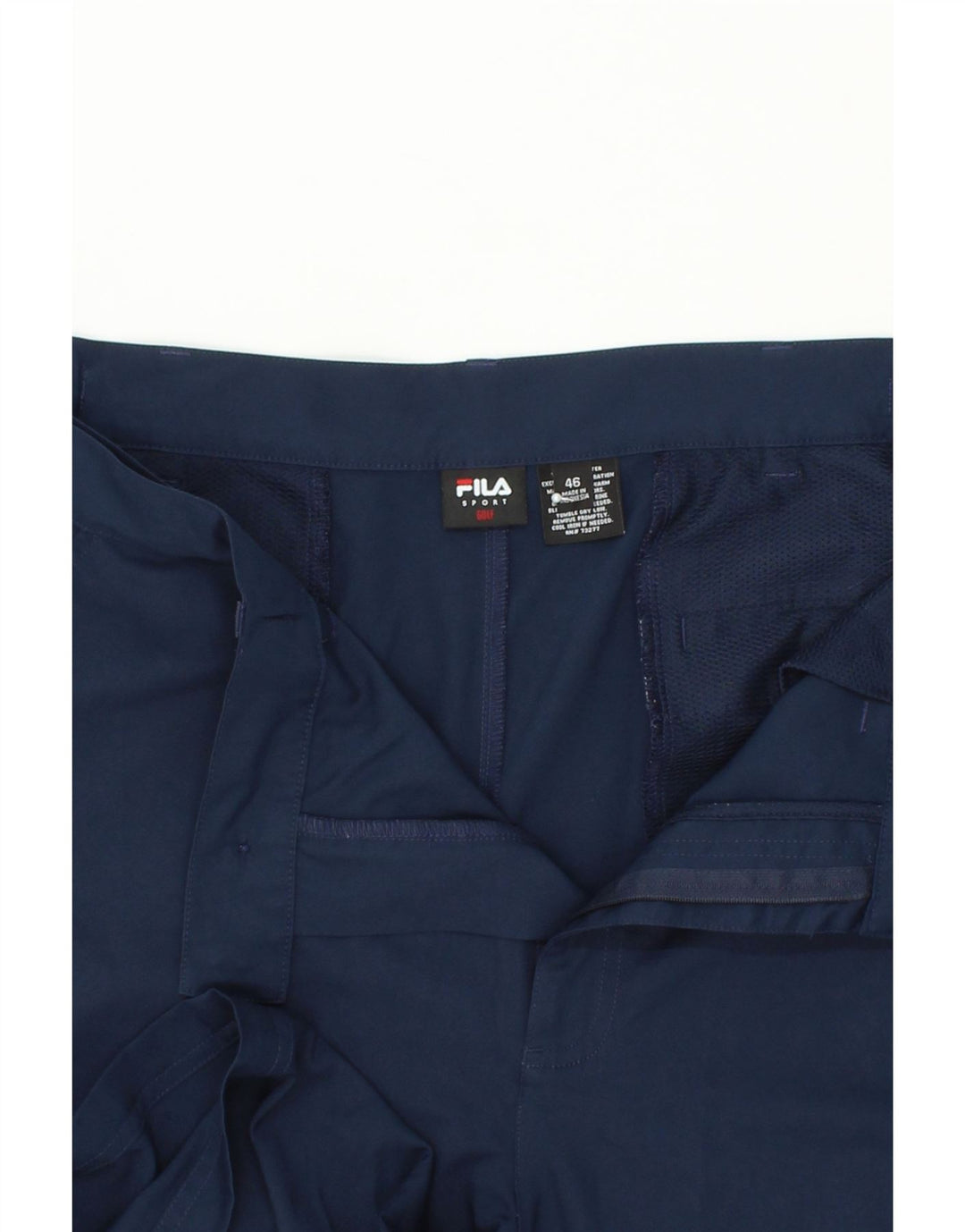 Мужские шорты чинос для гольфа FILA W46 3XL Темно-синие, полиэстер