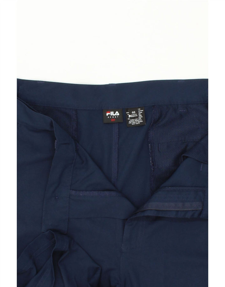 Мужские шорты чинос для гольфа FILA W46 3XL Темно-синие, полиэстер