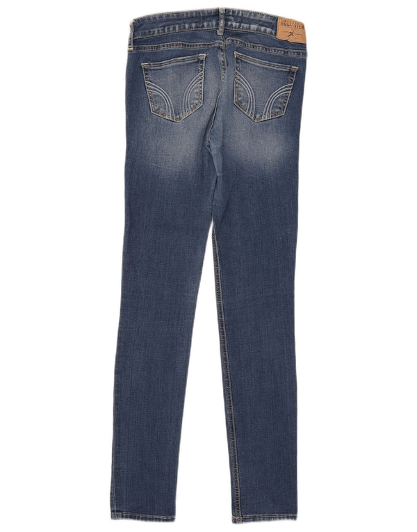Женские джинсы скинни Hollister W25 L29 синие