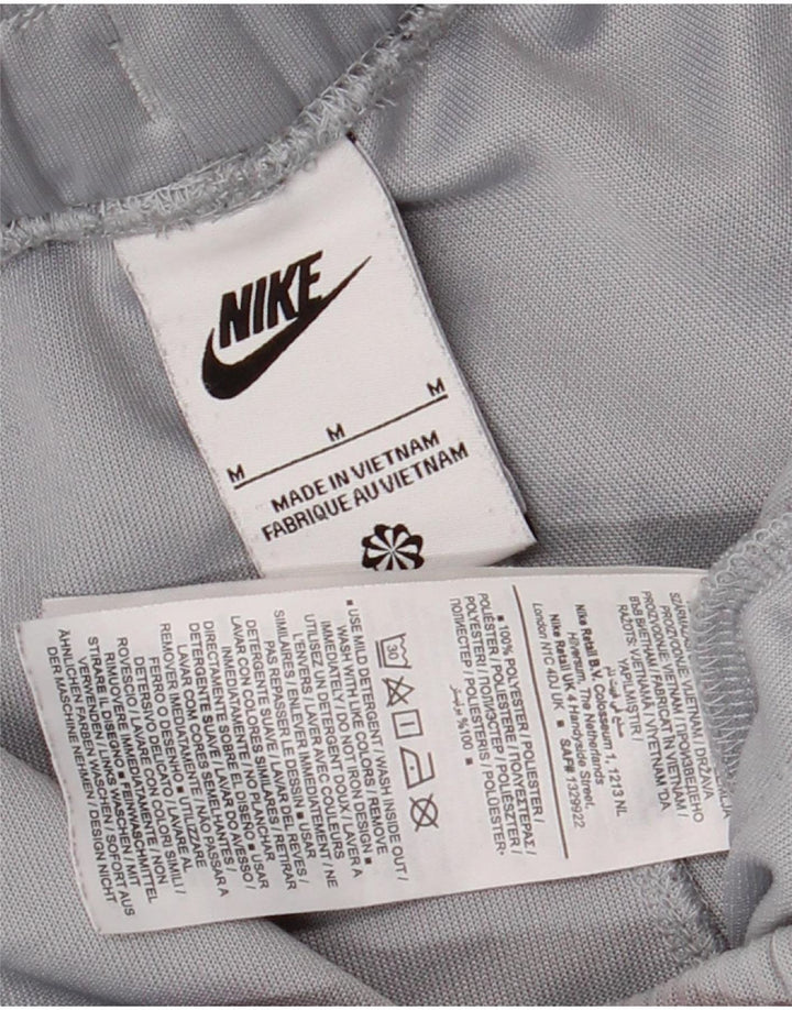 Мужские спортивные шорты Nike с графическим рисунком, средне-серые, полиэстер с цветными блоками