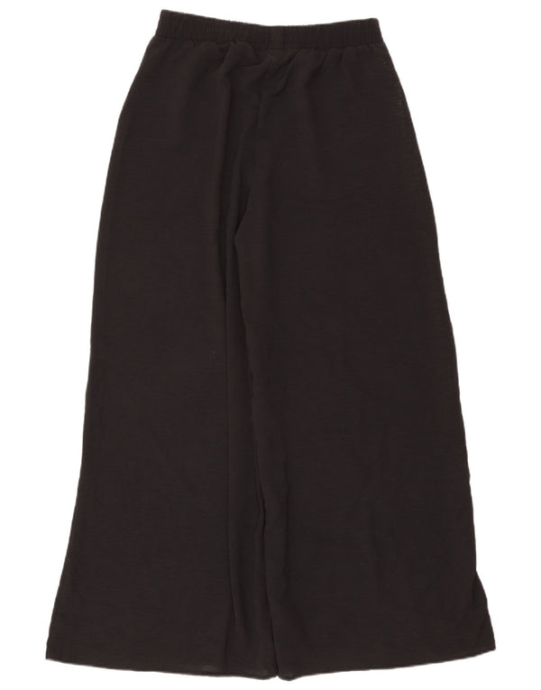 Женские повседневные широкие брюки ZARA, большие W30 L29, черные, полиэстер