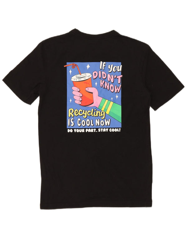 Мужская футболка с рисунком PUMA Top XS, черный хлопок