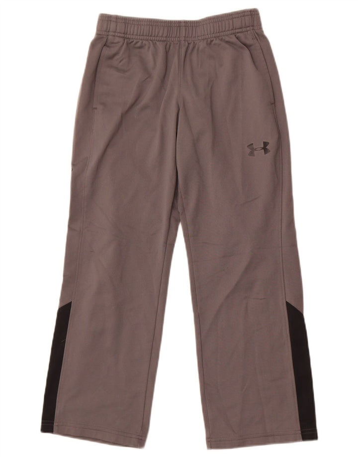 Спортивные брюки Under Armour для мальчиков 7–8 лет, маленькие серые с цветными блоками
