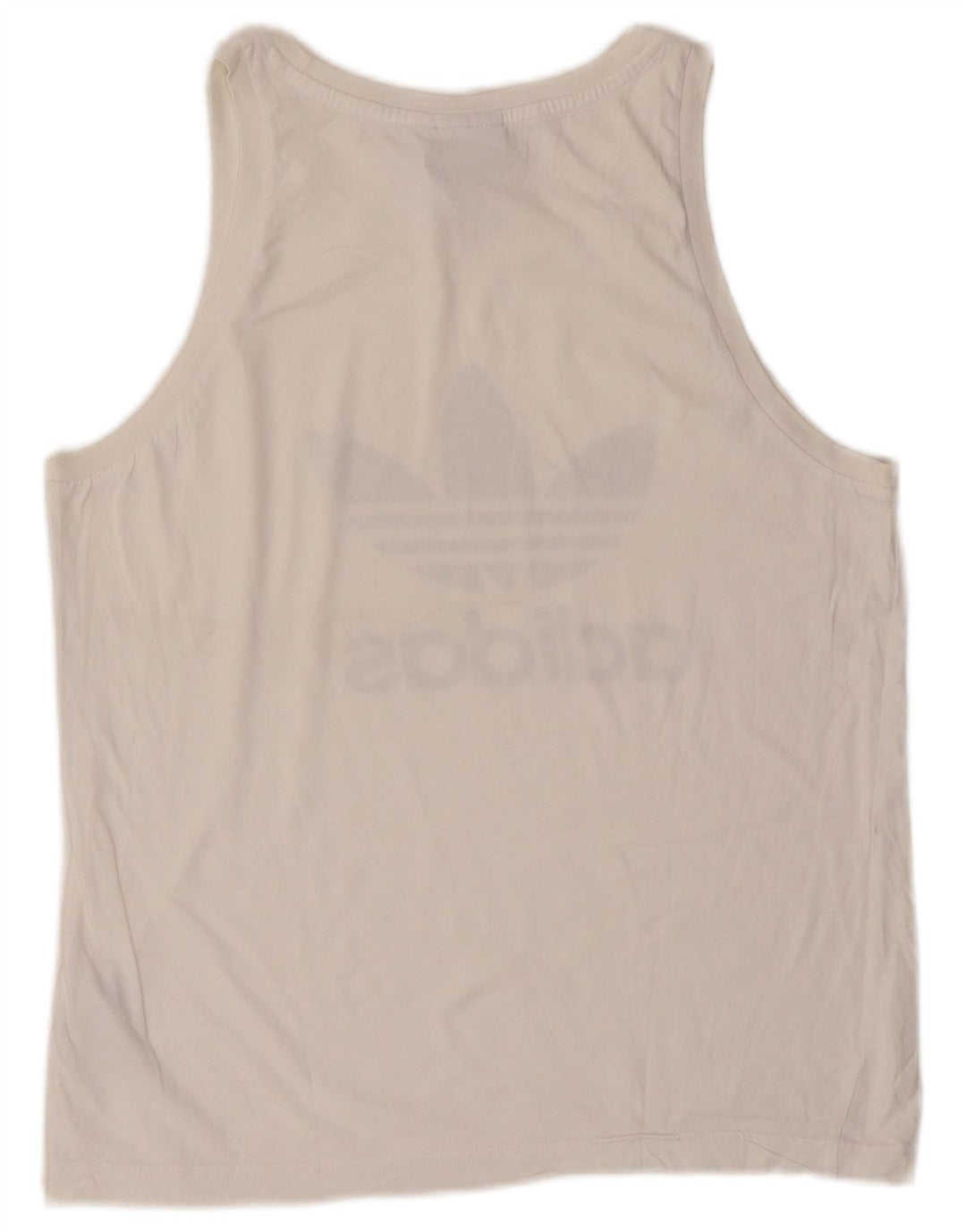 Adidas Mens Graphic Vest Top Medium Белый Хлопок