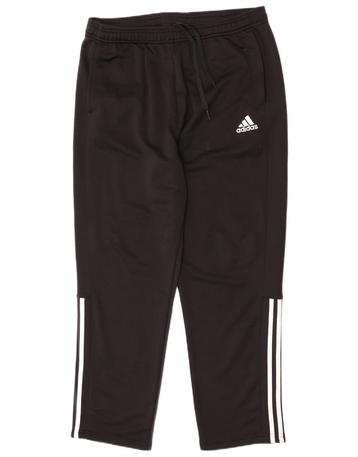 Мужские спортивные брюки Adidas XL черные из полиэстера