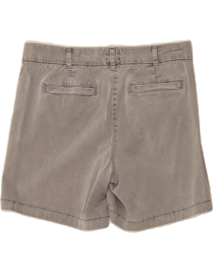 J. CREW Womens Chino Shorts US 10 Large W34 Grey Cotton Vintage J. Crew and Second-Hand J. Crew from Messina Hembry 