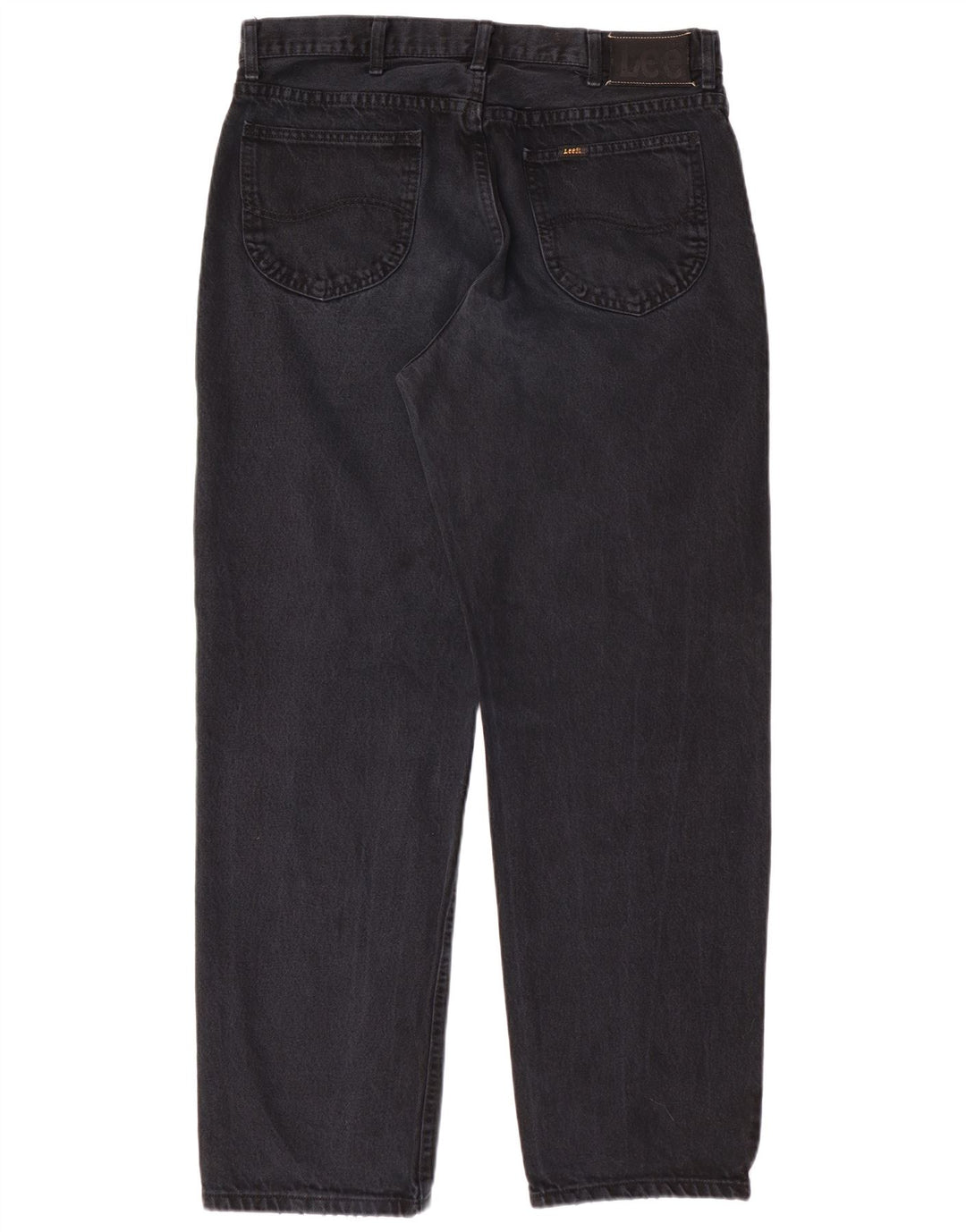 Мужские прямые джинсы LEE Kansas W38 L32, черный хлопок