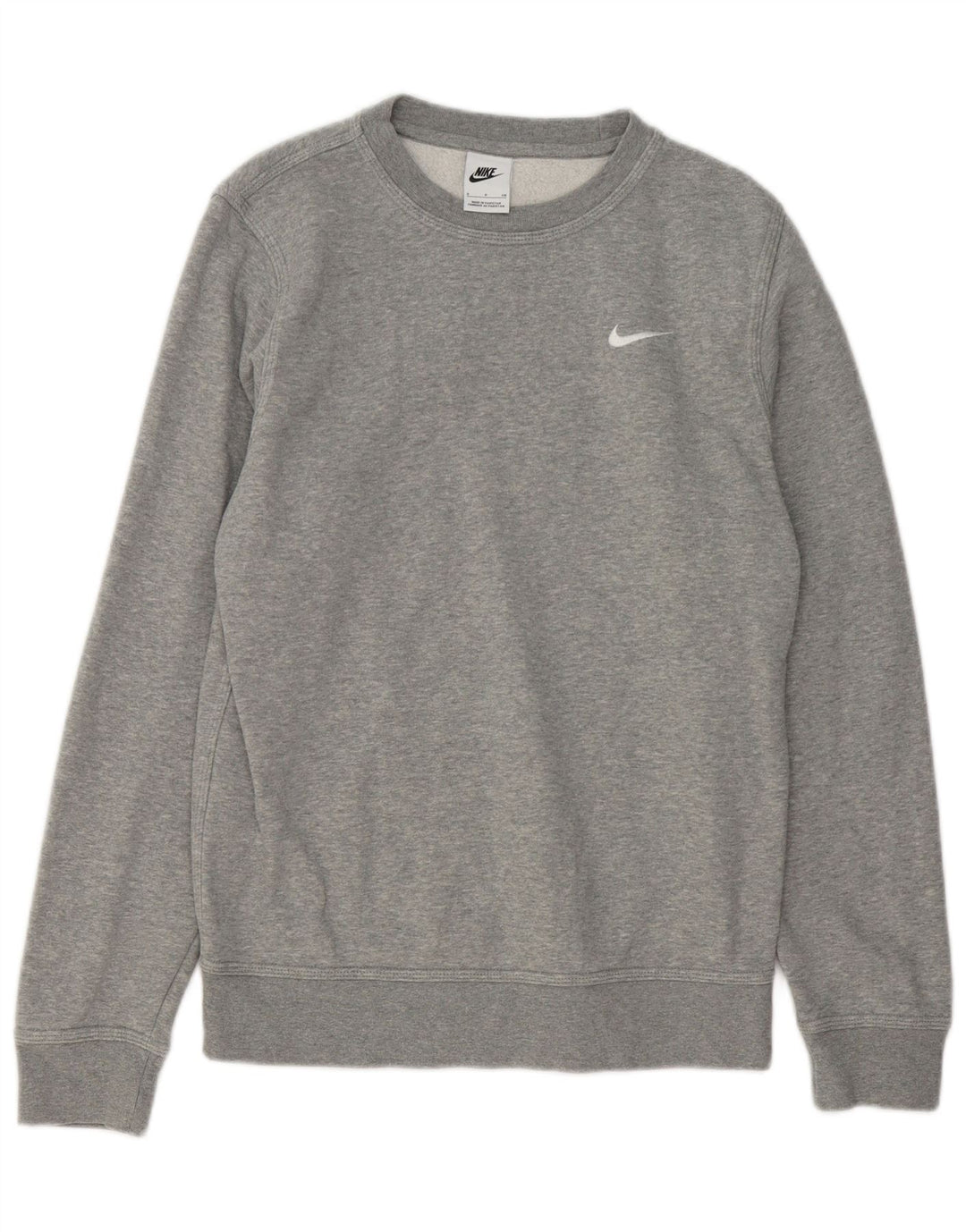 Мужской свитер Nike, маленький серый хлопковый джемпер в крапинку