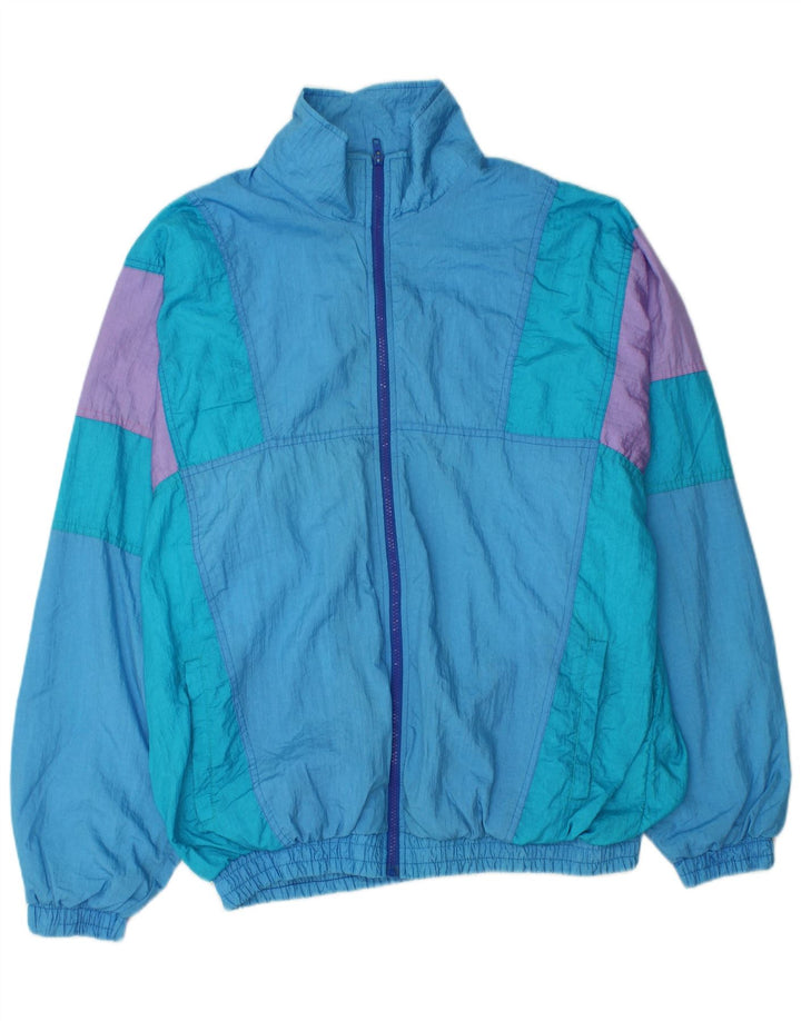 Мужской спортивный костюм Kolon Activ Full, большой синий с цветными блоками